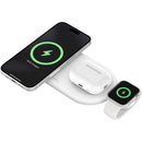 Belkin BoostCharge Pro 3-in-1 Magnetic Wireless Charging Pad with Qi2 (White)