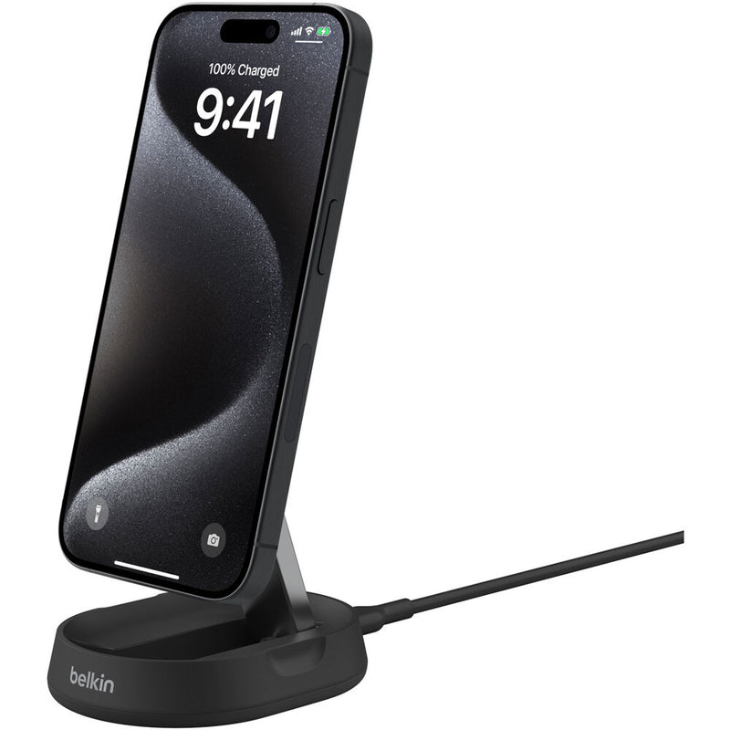 Belkin BoostCharge Pro Convertible Magnetic Wireless Charging Stand with Qi2 (Black)