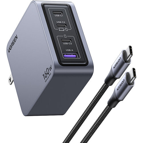 UGREEN Nexode Pro 160W 4-Port GaN USB-C/USB-A Charger