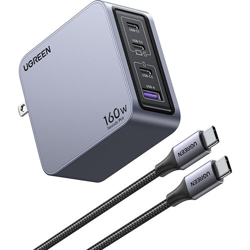 UGREEN Nexode Pro 160W 4-Port GaN USB-C/USB-A Charger