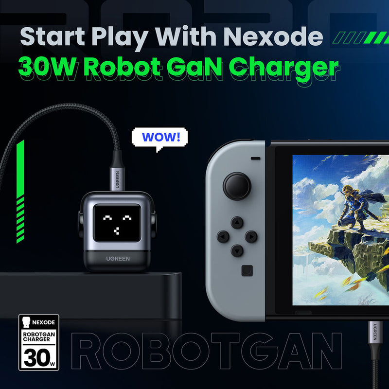 UGREEN Nexode 30W USB-C PD GaN Robot Charger