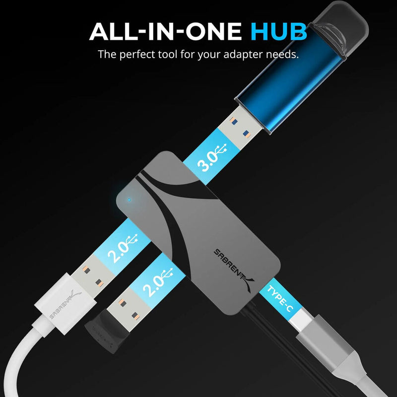 Sabrent HB-C4WP USB-C 3-Port Hub