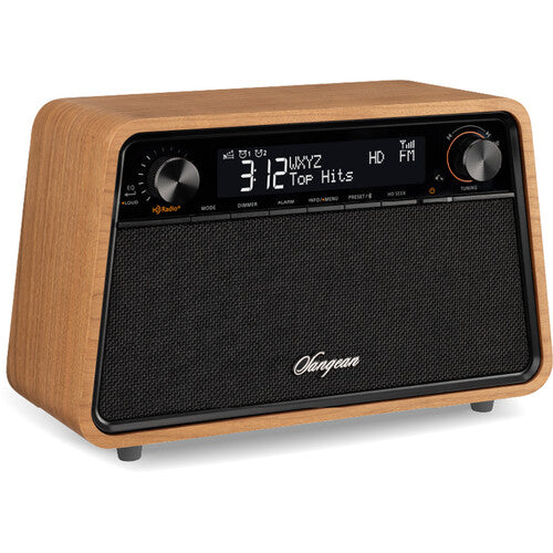 Sangean HDR-19 AM/FM-RDS/HD Desktop Radio with Bluetooth (Natural Cherry)