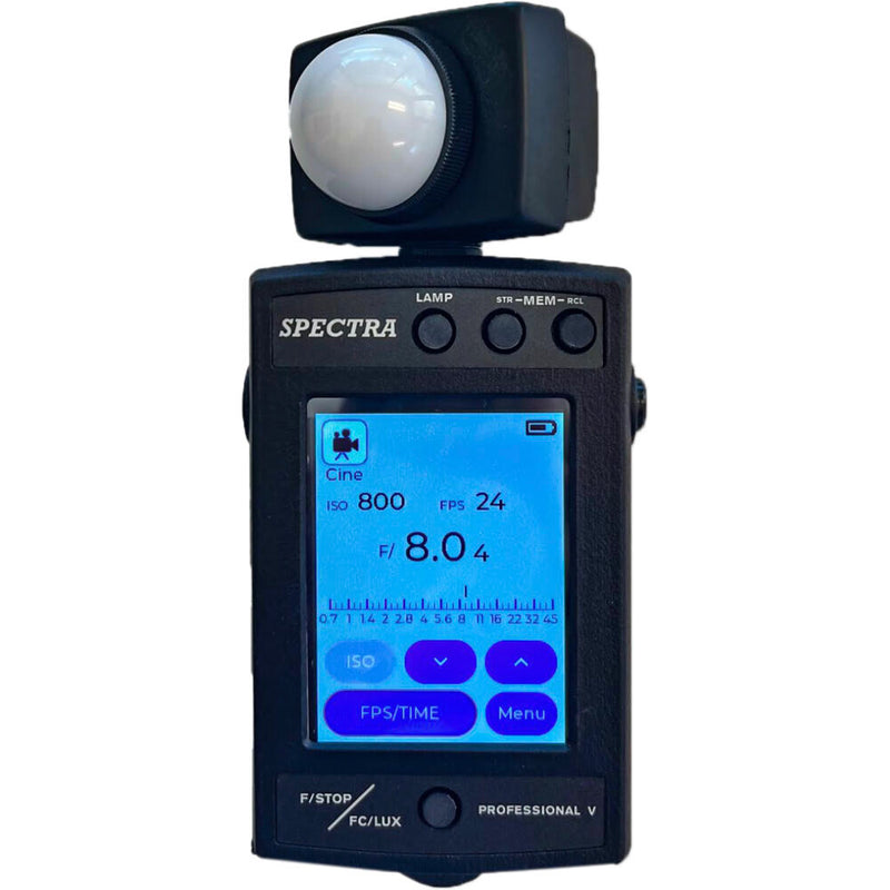 Spectra Cine PRO V Exposure Meter with TFT Display