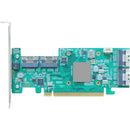 HighPoint SSD7580C 8-Channel U.2 NVMe RAID PCIe 4.0 x16 Host Controller