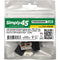 Simply45 Cat6 90&deg; Unshielded Keystone Jack (Black)