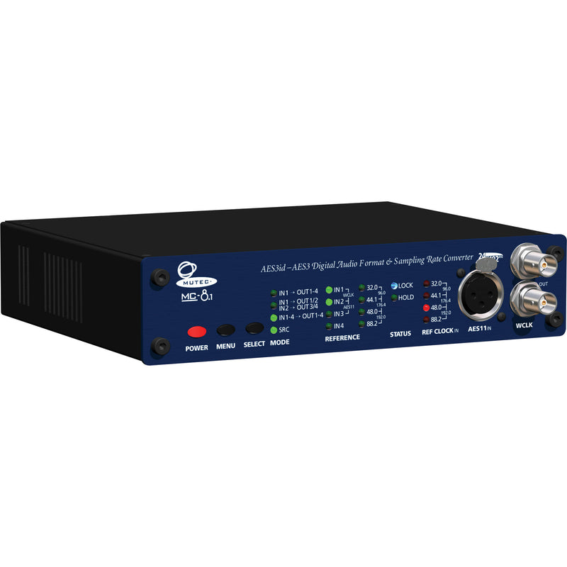 Mutec MC8.1 Multichannel Interface and Sampling Rate Converter for AES3id to AES3