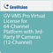 GEOVISION GV-VMS Pro Virtual License for 64 Channel Platform with 3rd Party IP Cameras (12 Channels)