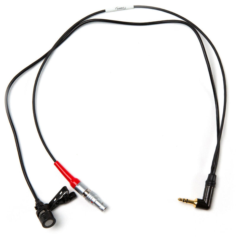 Ambient Recording Timecode Out Cable with Microphone for Scratch/Transcription Track (7.87")