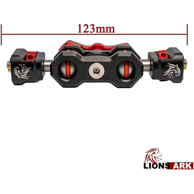 Lions Ark Articulating Magic Arm with 1/4"-20 Anti-Twist Mounts (4.8")