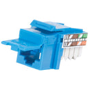 C2G 90-Degree Cat 5e Keystone Jack (Blue)