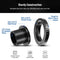 Neewer T-Mount to Nikon F-Mount Adapter Kit