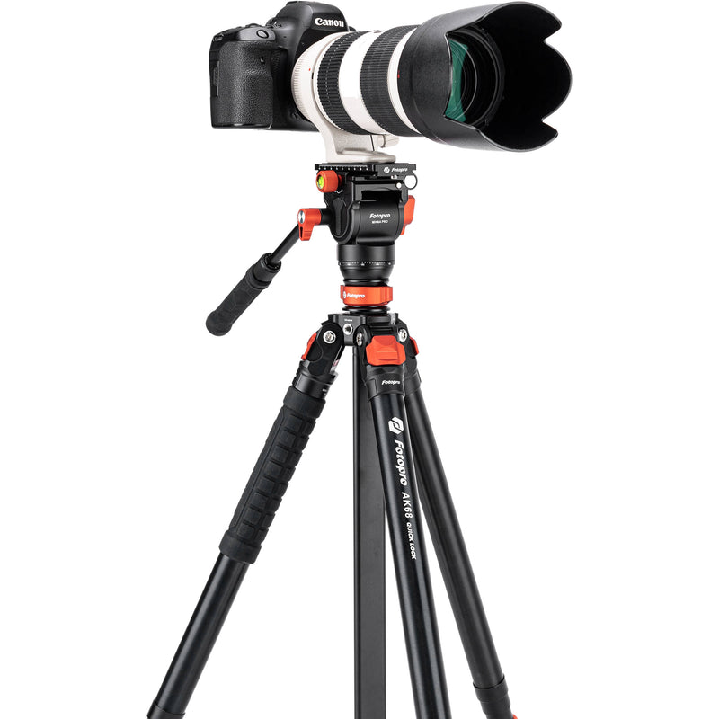 Fotopro iSpeedy AK68 Video Fluid Head & Tripod with Fast-Locking System