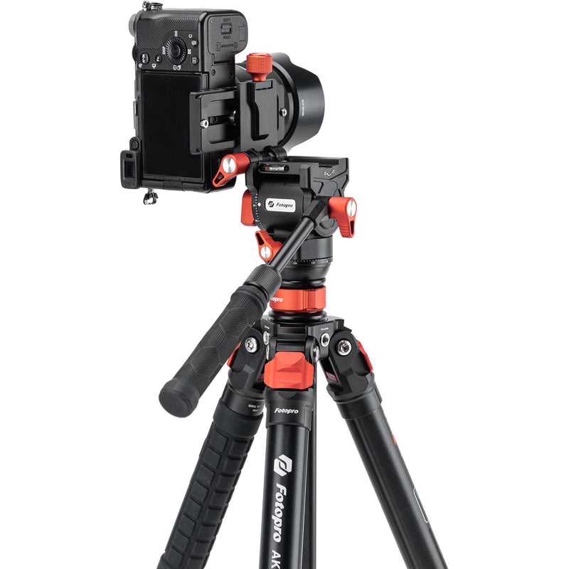 Fotopro iSpeedy AK68 Video Fluid Head & Tripod with Fast-Locking System