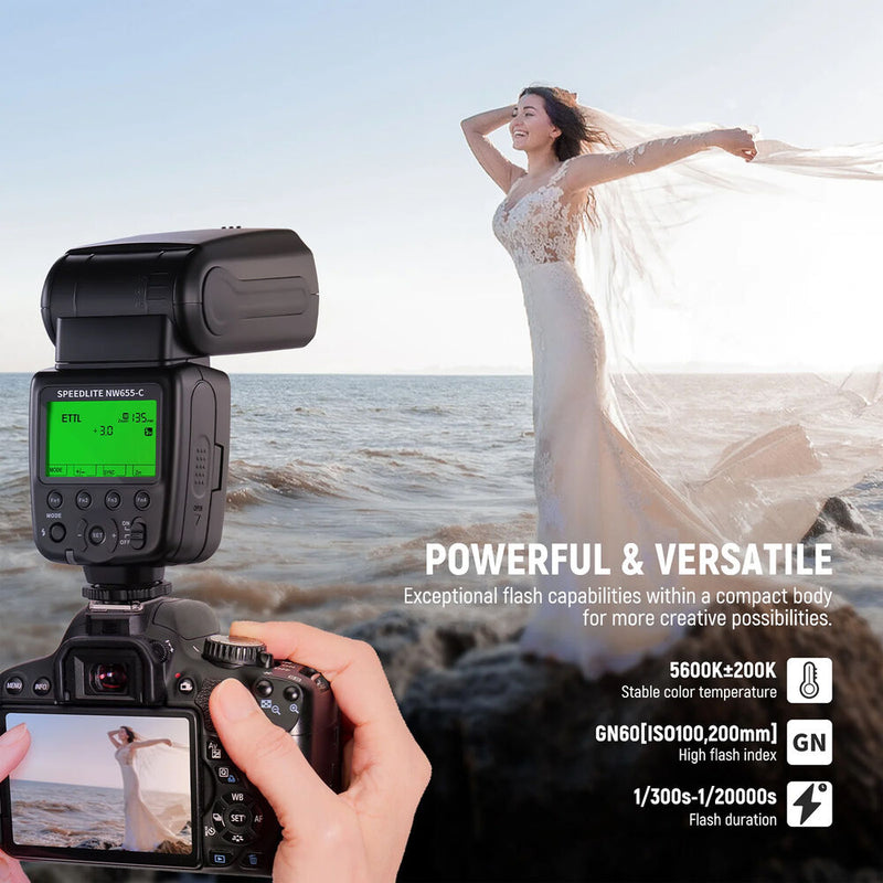 Neewer NW655-N TTL Speedlite Flash for Nikon Cameras