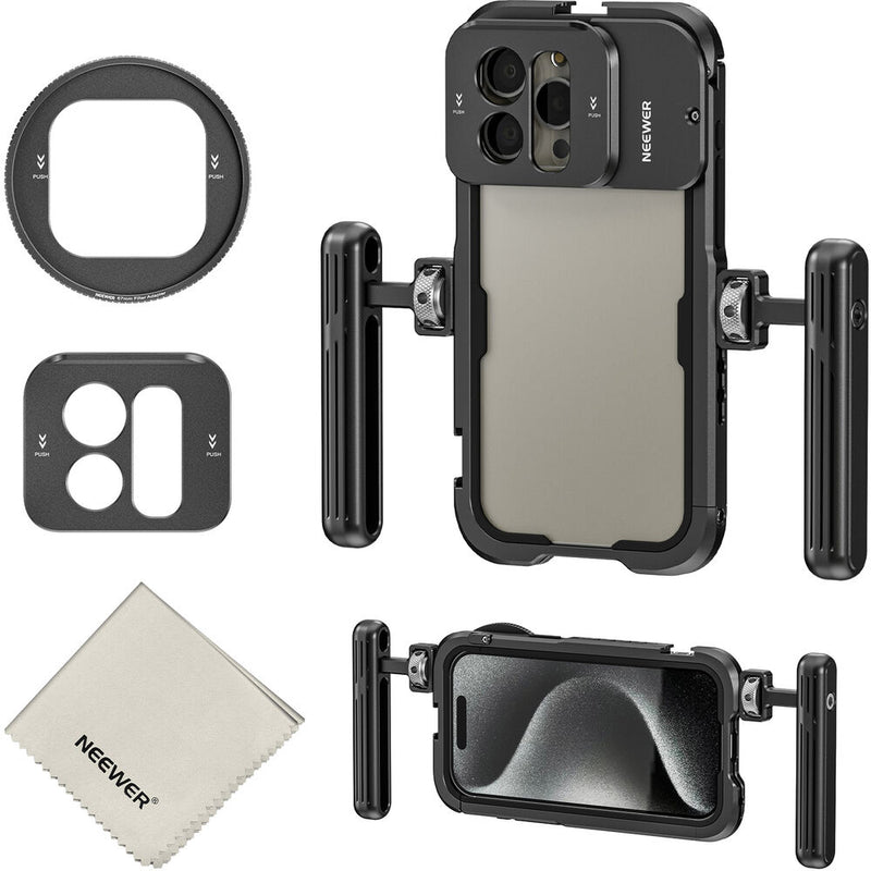 Neewer PA024K Phone Cage Kit for iPhone 15 Pro Max