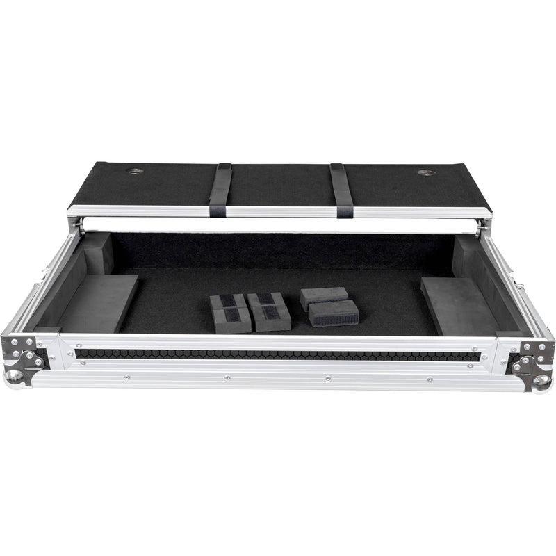 Headliner Flight Case DJ Controller Case for Pioneer DDJ-REV5 with Laptop Platform (Silver on Black)