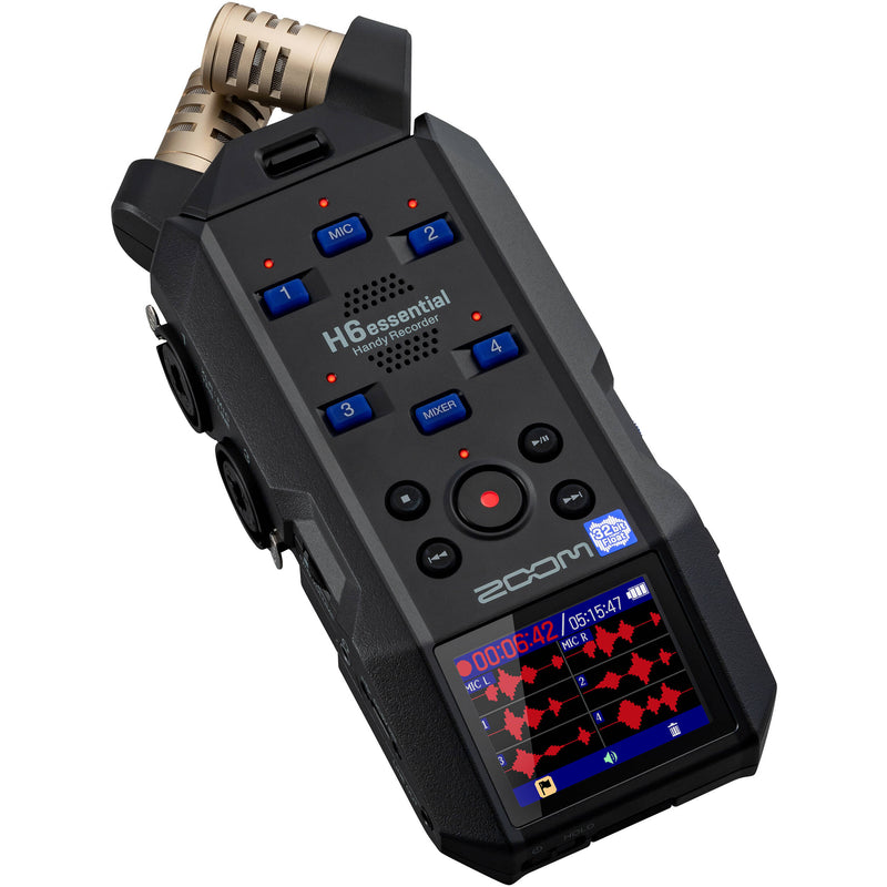 Zoom H6essential 6-Track 32-Bit Float Portable Audio Recorder