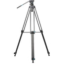 Fotopro DV-3A Heavy Duty Fluid Head Video Aluminum Tripod (Black)