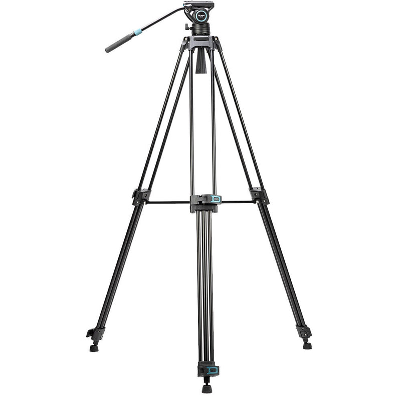 Fotopro DV-3A Heavy Duty Fluid Head Video Aluminum Tripod (Black)