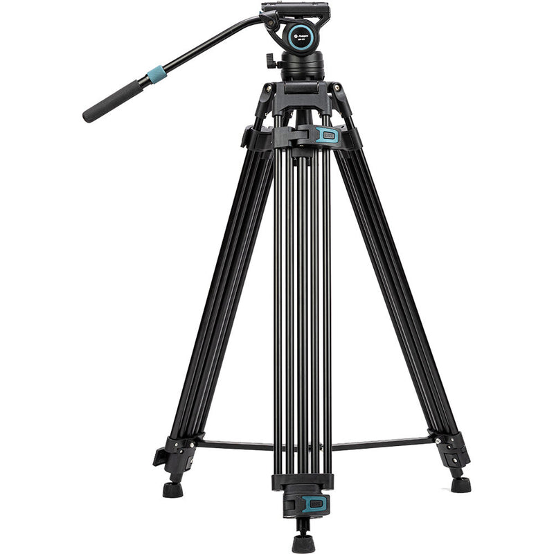 Fotopro DV-3A Heavy Duty Fluid Head Video Aluminum Tripod (Black)