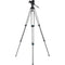 Fotopro DV-3C Heavy Duty Fluid Head Video Carbon Fiber Tripod (Black)