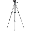 Fotopro DV-3C Heavy Duty Fluid Head Video Carbon Fiber Tripod (Black)