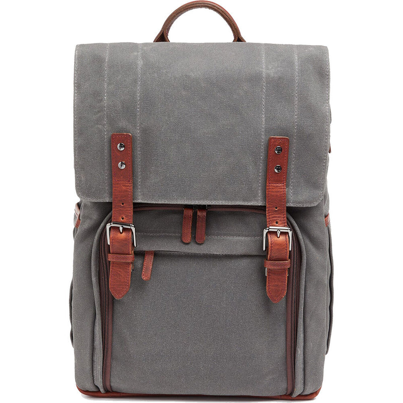 ONA Camps Bay Backpack (Smoke Waxed Canvas)