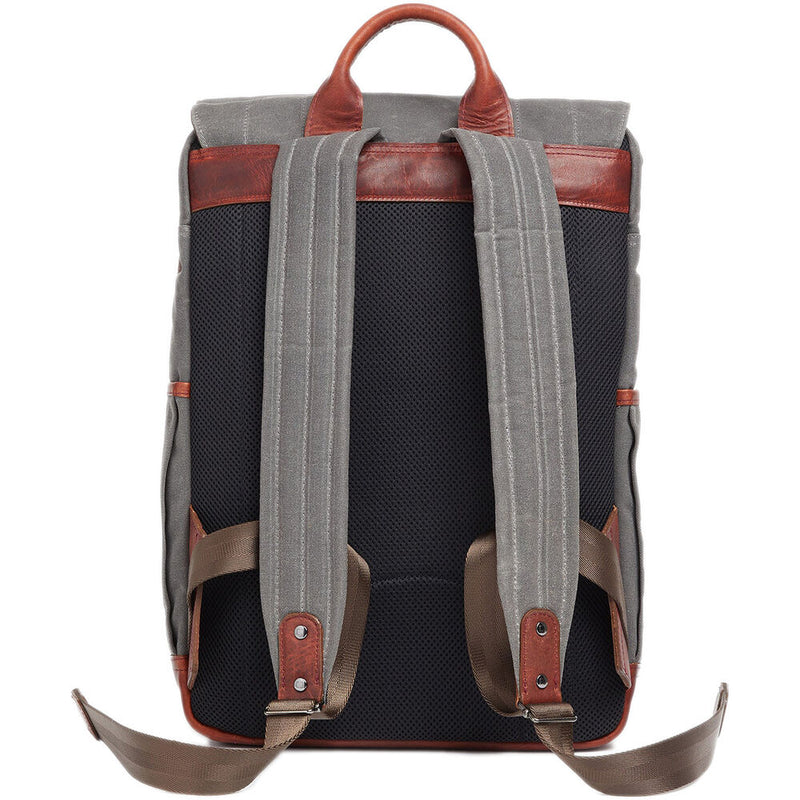 ONA Camps Bay Backpack (Smoke Waxed Canvas)