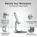 Plugable Universal Tablet Stand with 360 Rotating Base