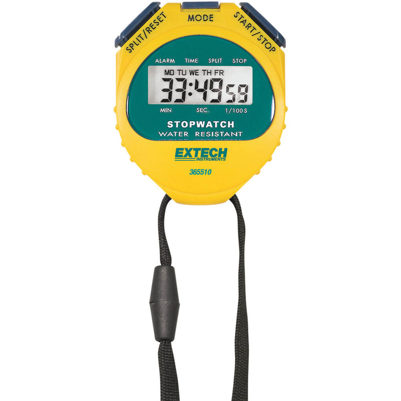 FLIR Digital LCD Stopwatch/Clock with Calendar & Alarm