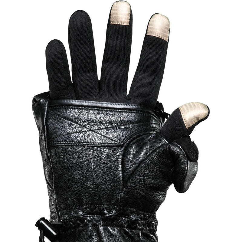 The Heat Company Shell Full-Leather Mittens (Size 12-13)