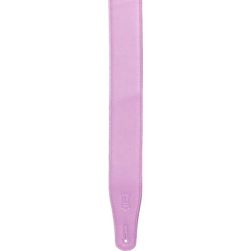 Gator Pastel Garment Leather Guitar Strap (Spring Orchid)