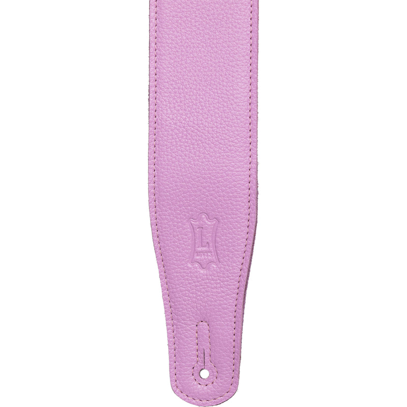 Gator Pastel Garment Leather Guitar Strap (Spring Orchid)