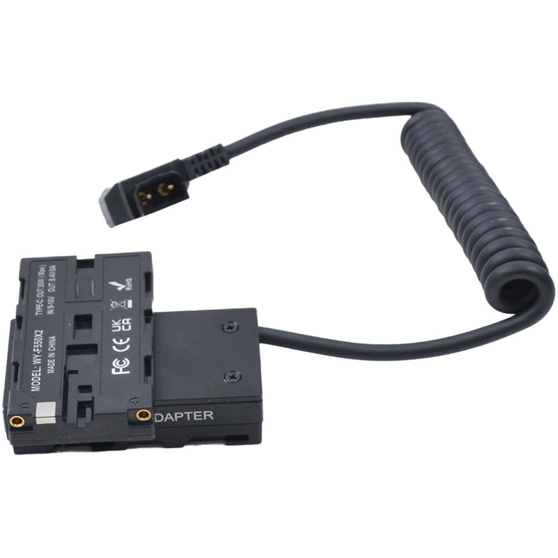 DigitalFoto Solution Limited Non-Decoding D-Tap to Cross Dual-Side Sony-Type L-Series NPF Dummy Battery