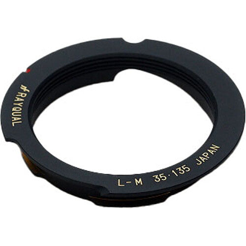 Rayqual L39 Screw-Mount Lens to Leica M-Mount Camera Lens Adapter (35-135mm, Black)