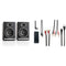 Audioengine HD5 2-Way Active Wireless Bookshelf Speakers (Matte Black, Pair)