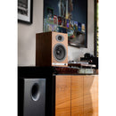 Audioengine HD5 2-Way Active Wireless Bookshelf Speakers (Real Wood Veneer Walnut, Pair)