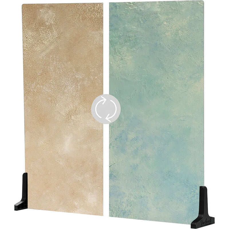 V-FLAT WORLD Duo-Board Double-Sided Background (Miami Sky / Sahara Sand, 24 x 24")