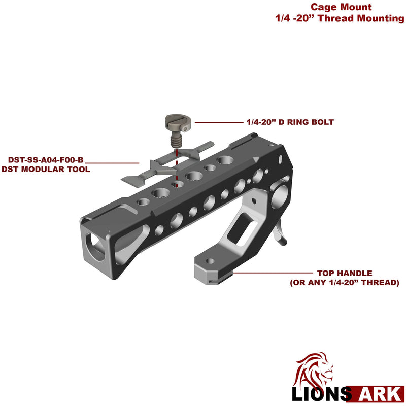 Lions Ark DST Combined Modular Multi-Tool (Black)