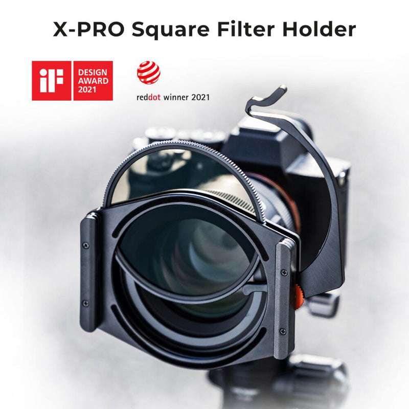 K&F Concept Nano-X Pro Series Square Filter Holder System Kit with 95mm CPL and 67/72/77/82mm Adapter Rings