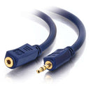 C2G Velocity 3.5mm TRS Male to Female Stereo Audio Extension Cable (12')