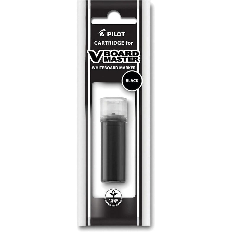 PILOT V Board Master BEGREEN Whiteboard Marker Refill Cartridge (Black, 12-Pack)