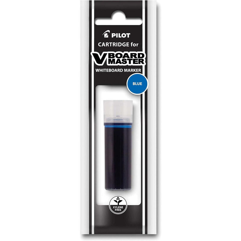 PILOT V Board Master BEGREEN Whiteboard Marker Refill Cartridge (Blue, 12-Pack)