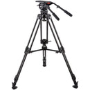 Camgear V25P EFP CF/MS Fluid Head and Carbon Fiber Tripod System (100mm)