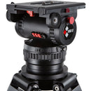 Camgear V60S AL/MS Fluid Head & Aluminum Tripod with Mid-Level Spreader System (Flat Base)