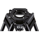 Camgear V60S AL/MS Fluid Head & Aluminum Tripod with Mid-Level Spreader System (Flat Base)