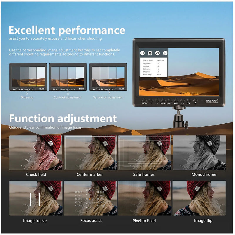 Neewer F100 7" HD Camera Field Monitor