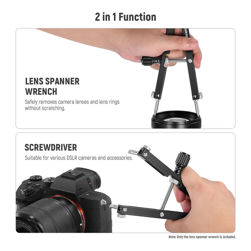 Neewer HW-24 V-Shaped Lens Opener Tool with Accessories