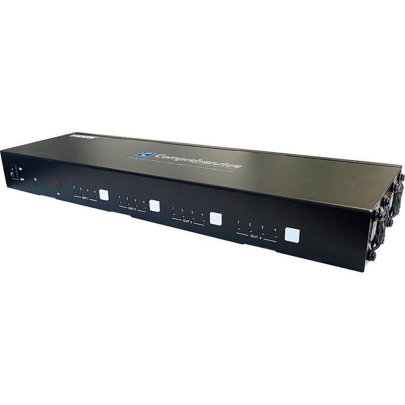 Comprehensive Pro AV/IT Integrator Series 4x4 HDMI 4K/60 Hz 4:4:4 Matrix Switcher & Extender Kit (230')